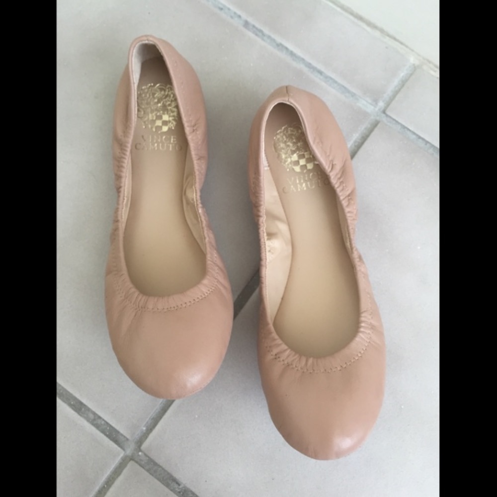 Vince Camuto Ellen Leather Flat